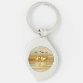 Porte-clés Coeurs d'or (Devant)