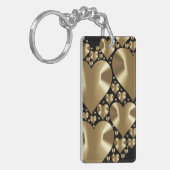 Porte-clés Coeurs d'or (Devant gauche)