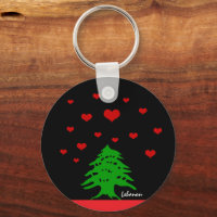 Coeurs du Liban & drapeau libanais mode / Amour