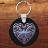 Porte-clés Coeurs en miroir (Recto)