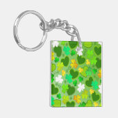 Porte-clés coeurs et trèfles de la Saint-Patrick (Devant gauche)