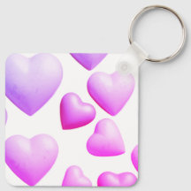 Cœurs remplis d'amour vrai fond blanc