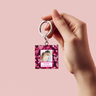 Porte-clés Coeurs rose Parkly I Texte De Retour Immédiatement