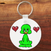 Porte-clés Coeurs roux (Recto)