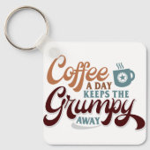 Porte-clés Coffee a Day for Coffee Lover Gift  (Recto)