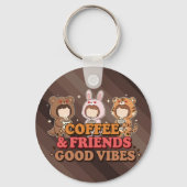 Porte-clés Coffee and Friends (Verso)