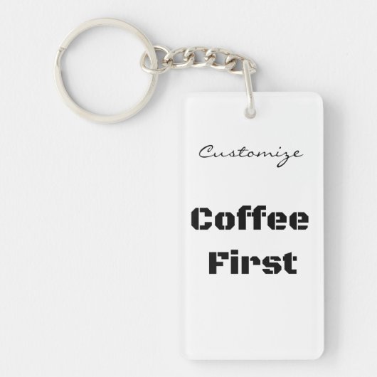 Porte-clés Coffee First Thunder_Cove (Devant)