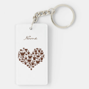 Porte-clés Coffee Lover Heart Thunder_Cove