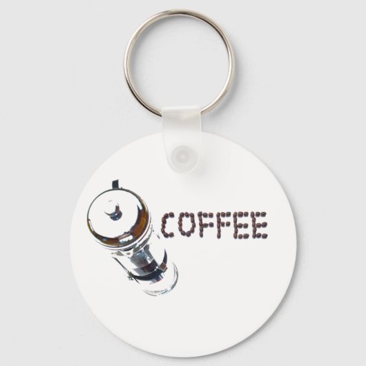 Porte-clés Coffee MagicEnjoy, 'première chose le matin', ' (Recto)