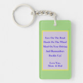 PORTE-CLÉS COFFRE-FORT CONDUISANT DES RAPPELS À L'ENFANT PAR (Devant)