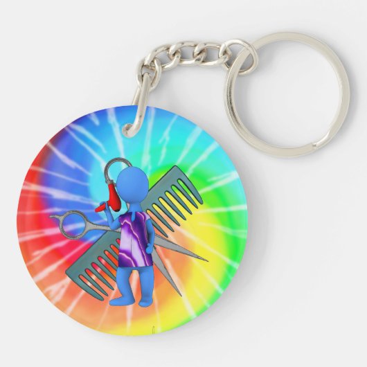 Porte-clés Coiffeur (Dos)