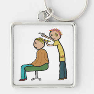 Porte-clés Coiffeur
