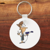Porte-clés Coiffeur Avec Ciseaux (Recto)