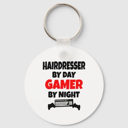 Porte-clés Coiffeur Gamer (Recto)