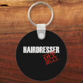 PORTE-CLÉS COIFFEUR HAIRDRESSER DARK (Recto)