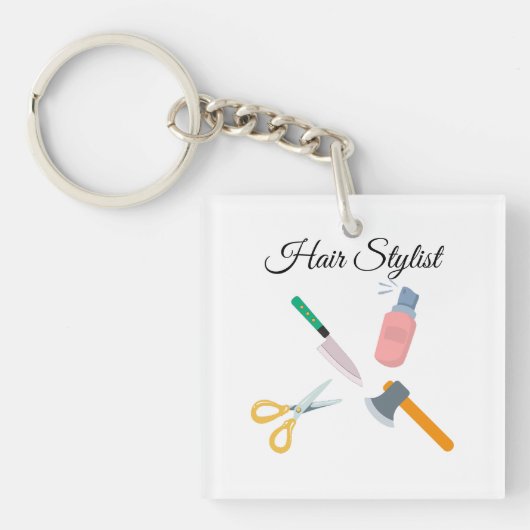 Porte-clés Coiffeuse (Devant)