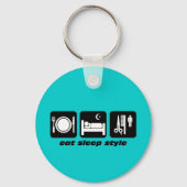 Porte-clés Coiffeuse (Recto)