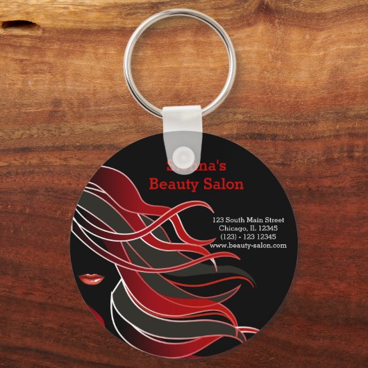 Porte-clés Coiffeuse (Recto)