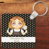 Porte-clés Coiffeuse de salon (Verso)