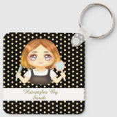 Porte-clés Coiffeuse de salon (Dos)