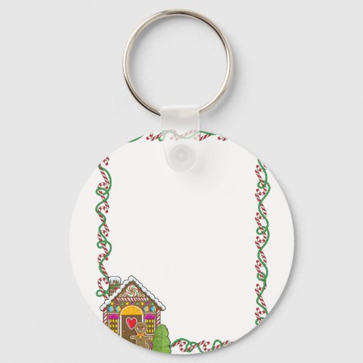 Porte-clés Coin de la maison de pain d'épices (Recto)