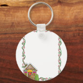 Porte-clés Coin de la maison de pain d'épices (Recto)
