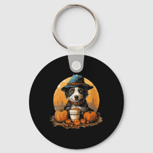 Porte-clés Col V-Neck Halloween Chien Femme
