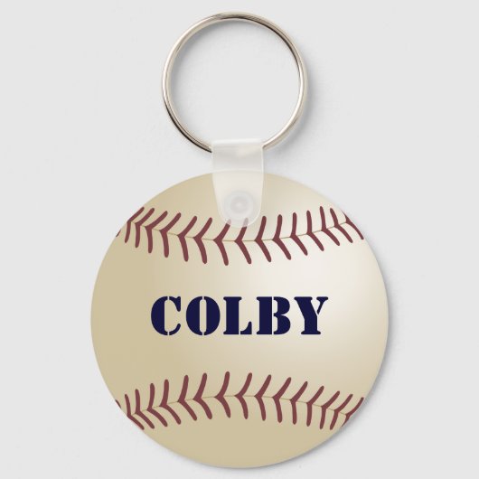 Porte-clés Colby Baseball Keychain par 369MyName (Recto)
