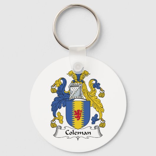 Porte-clés Coleman Family Crest (Recto)