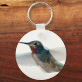Porte-clés Colibri à gorge rouge (Recto)