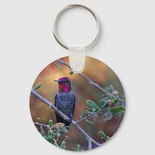 Porte-clés Colibri au coucher du soleil