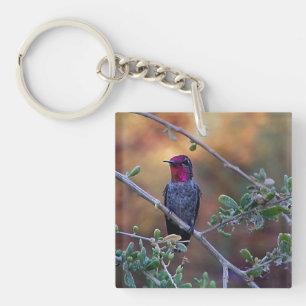 Porte-clés Colibri au coucher du soleil