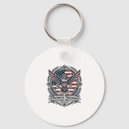 Porte-clés Colibri Patriotique (Recto)