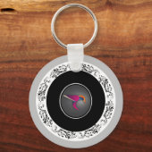 Porte-clés colibri pourpre (Recto)