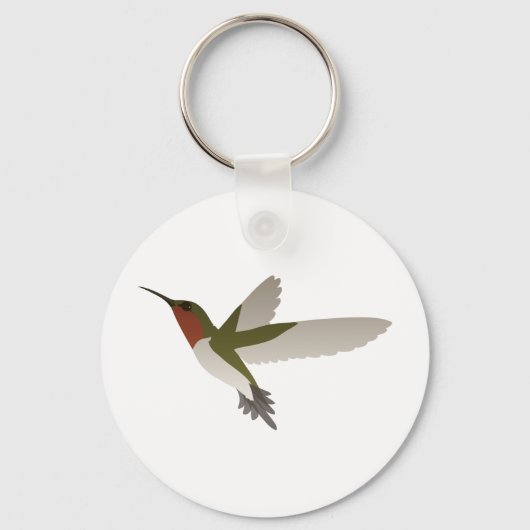 Porte-clés Colibri Ruby Throsé (Recto)