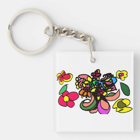 Porte-clés Colibri se détendre printemps (Devant)