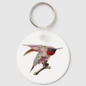 Porte-clés Colibri s'étire (Verso)