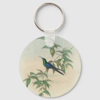 Porte-clés Colibri vert et bleu