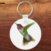 Porte-clés Colibri volant (Recto)