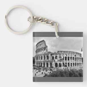 Porte-clés Colisée Noir & Blanc Rome Porte - clé de clavier