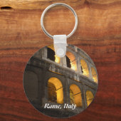 Porte-clés Colisée Rome Italie la nuit (Recto)
