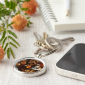 Porte-clés Collage 2 de café (Côté)