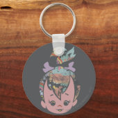 Porte-clés Collage couleur PEBBLES™ (Recto)