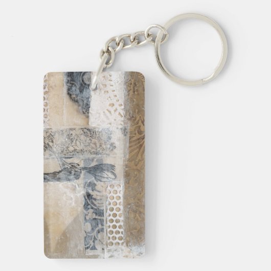 Porte-clés Collage de dentelle I (Dos)