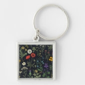 Porte-clés Collage de fleurs sauvages (Devant)