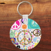Porte-clés Collage de la paix (Recto)