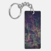 Porte-clés collage de l'art numérique de l'arbre (Devant gauche)