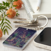 Porte-clés collage de l'art numérique de l'arbre (Devant droit)