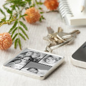 Porte-clés Collage de photos de famille (Côté)