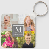 Porte-clés Collage de photos de famille (Dos)